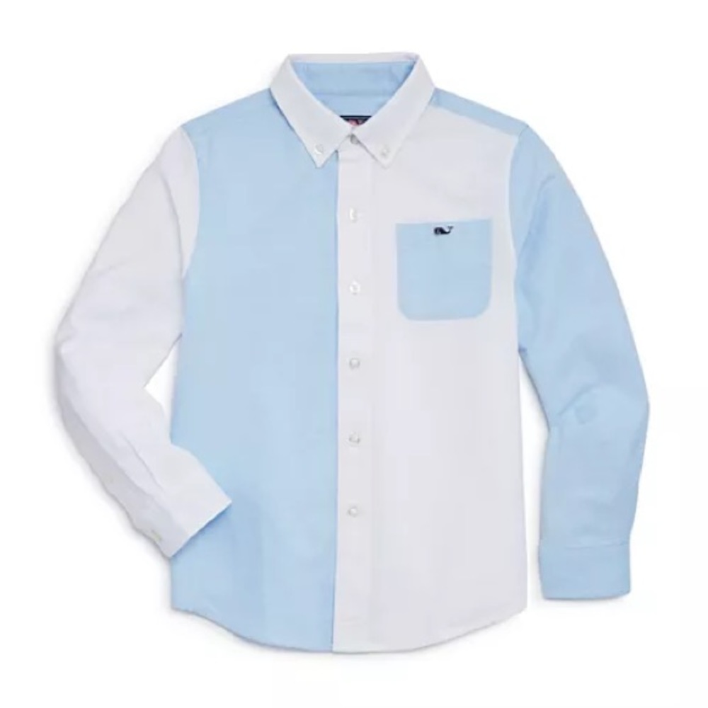 Vineyard VinesBoys' Color-Block Party Oxford‎ Shirt size 16